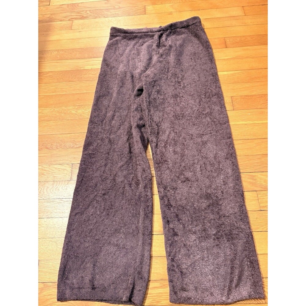 Free People Movement Size M/L Fuzzy Pants Brown